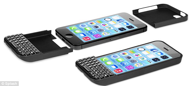 Bàn phím tháo rời khiến iPhone trông như Blackberry ảnh 1